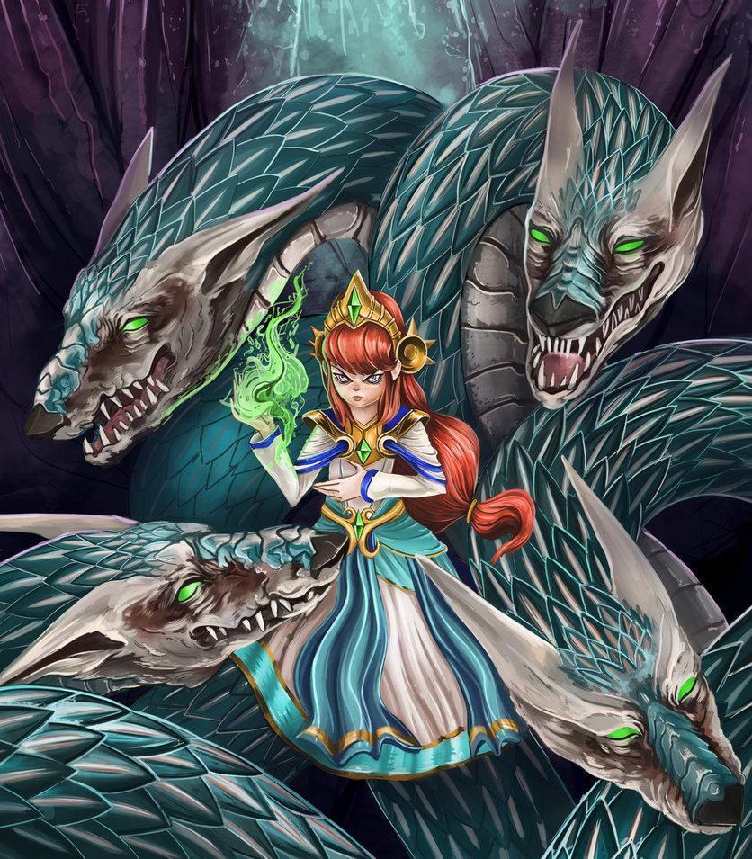 836x955 Smite Scylla Wallpaper