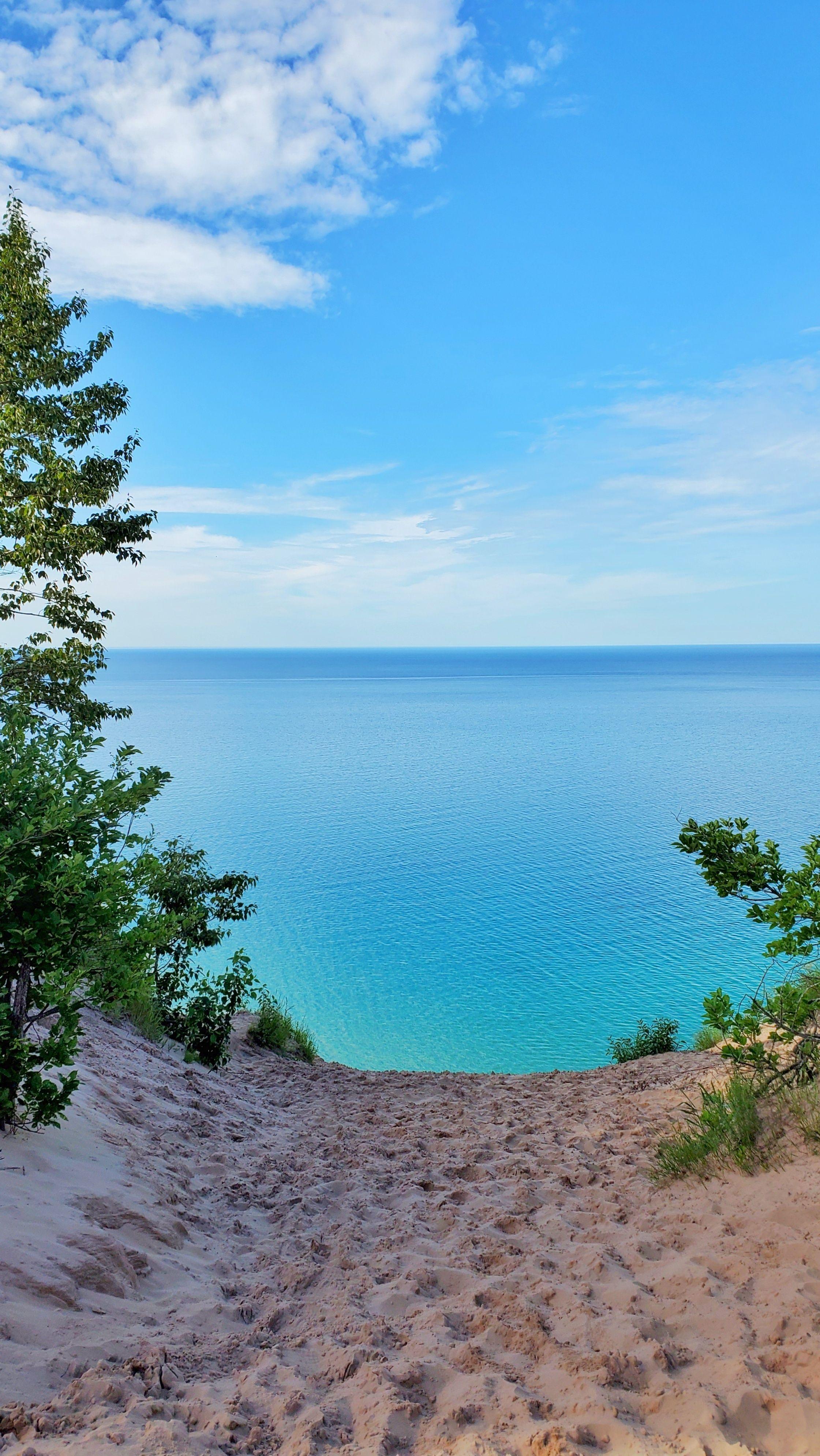 2241x3980 Log Slide dunes overlook PHOTOS + day hike options in Pictured Rocks