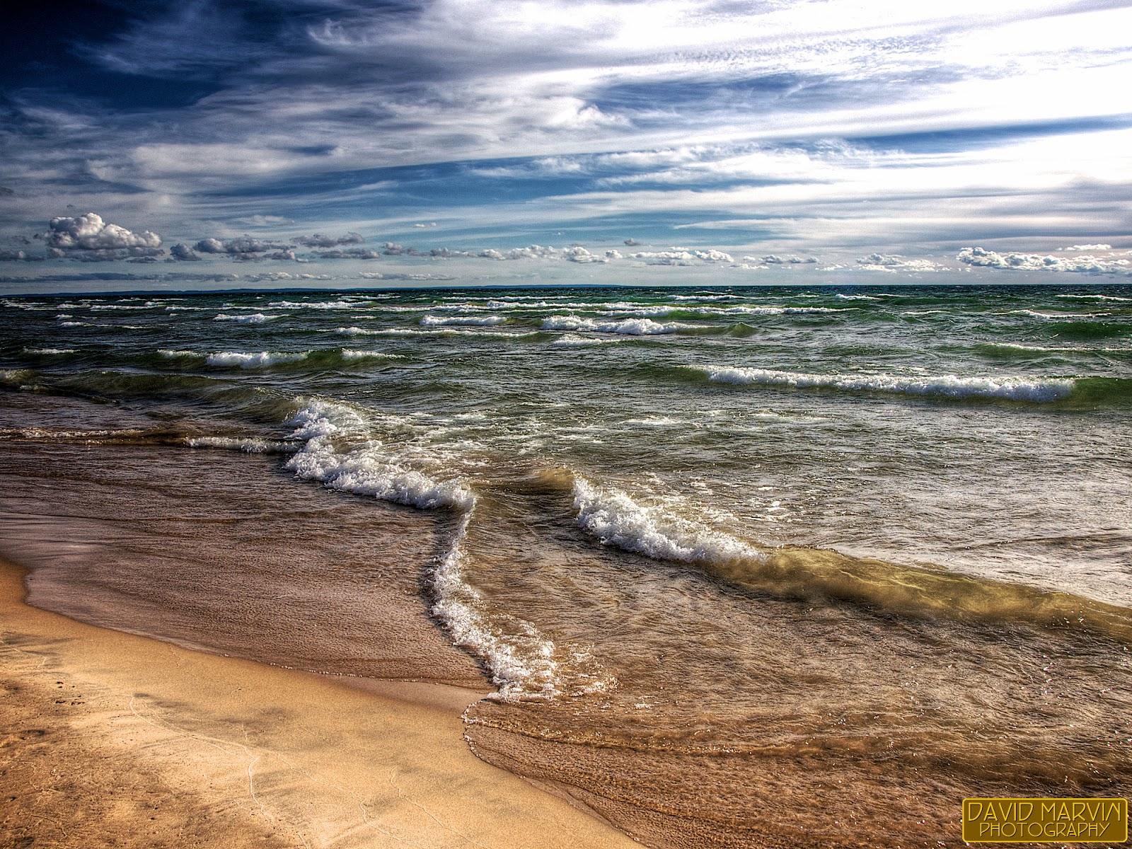 1600x1200 David Marvin Photography, Michigan: Late Summer Waves