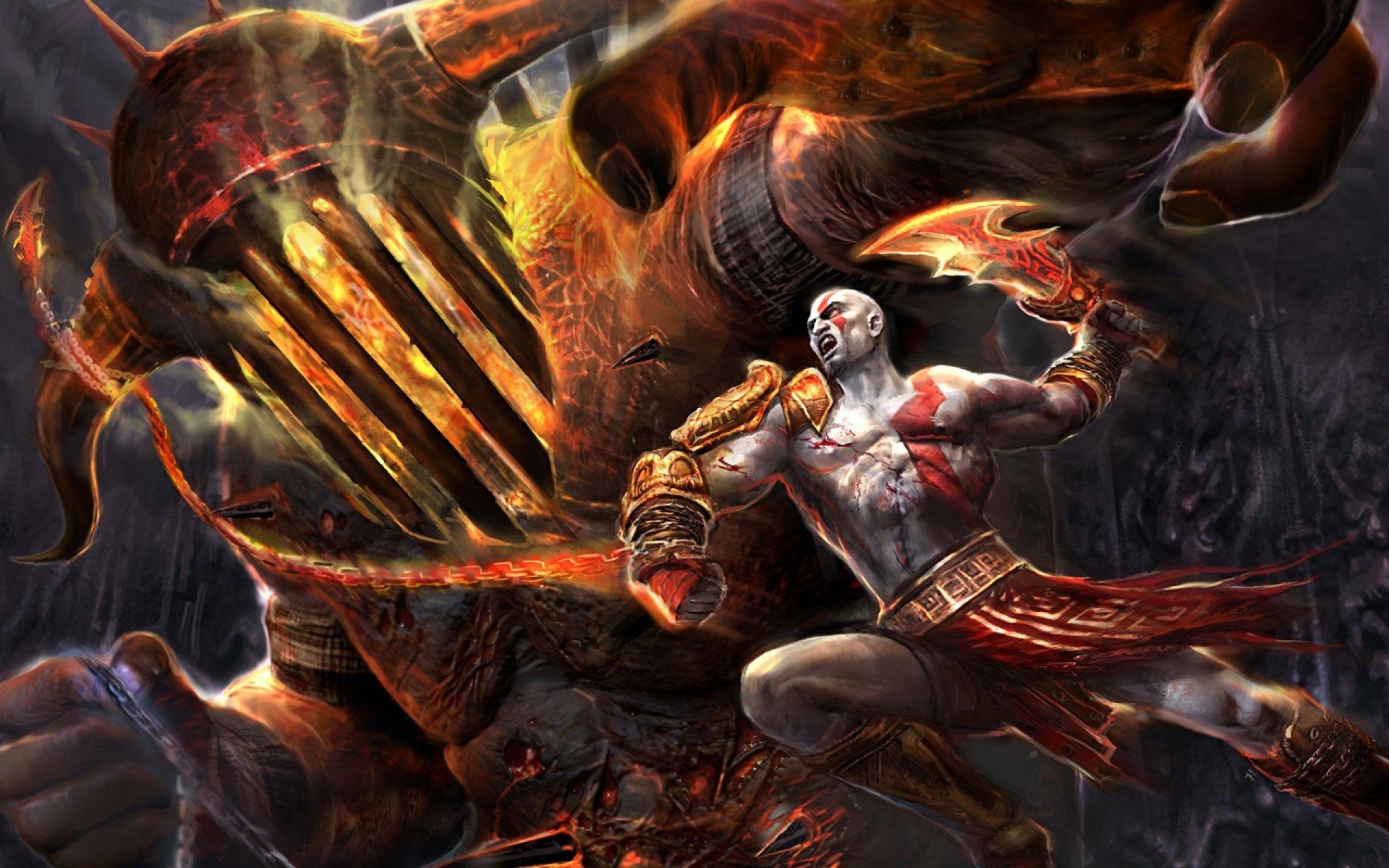 Finally finished my Hades x God of War crossover fanart! Just had
