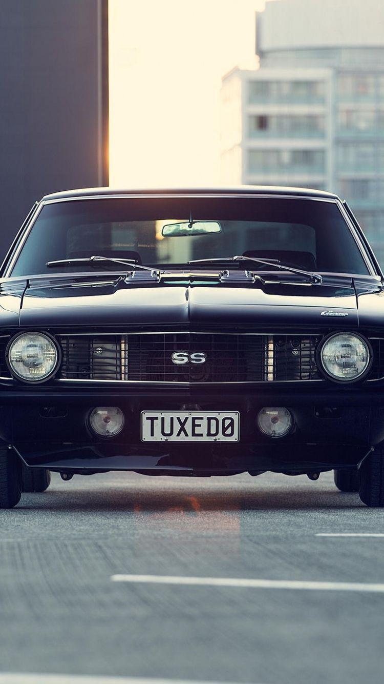 750x1334 Vintage Camaro HD Wallpaper