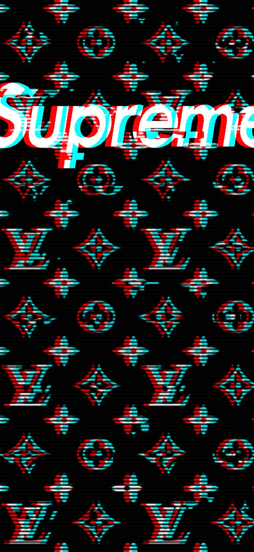 1080x2340 Supreme Wallpaper for iPhone 12
