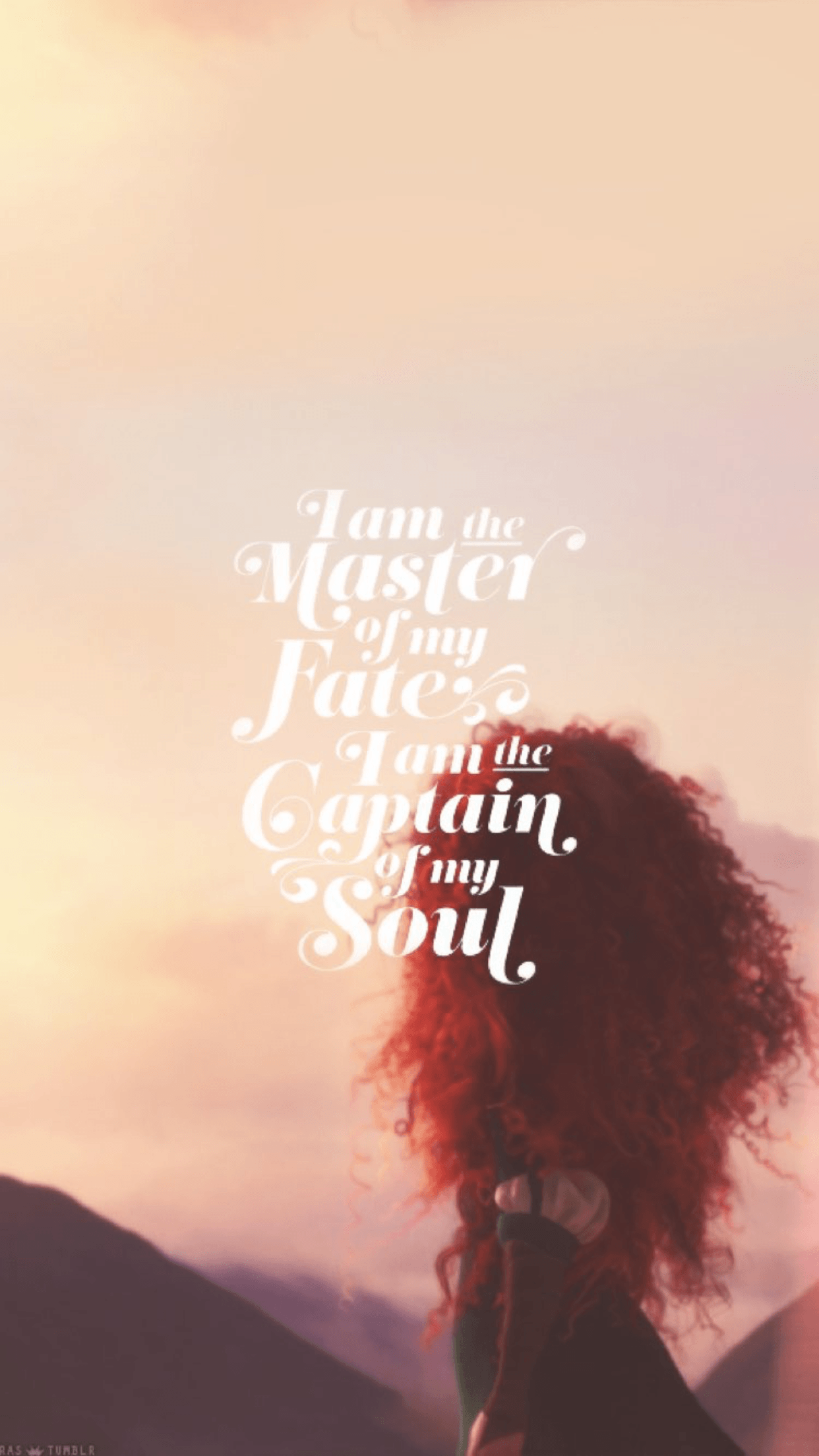 1242x2208 Brave Fate Quote