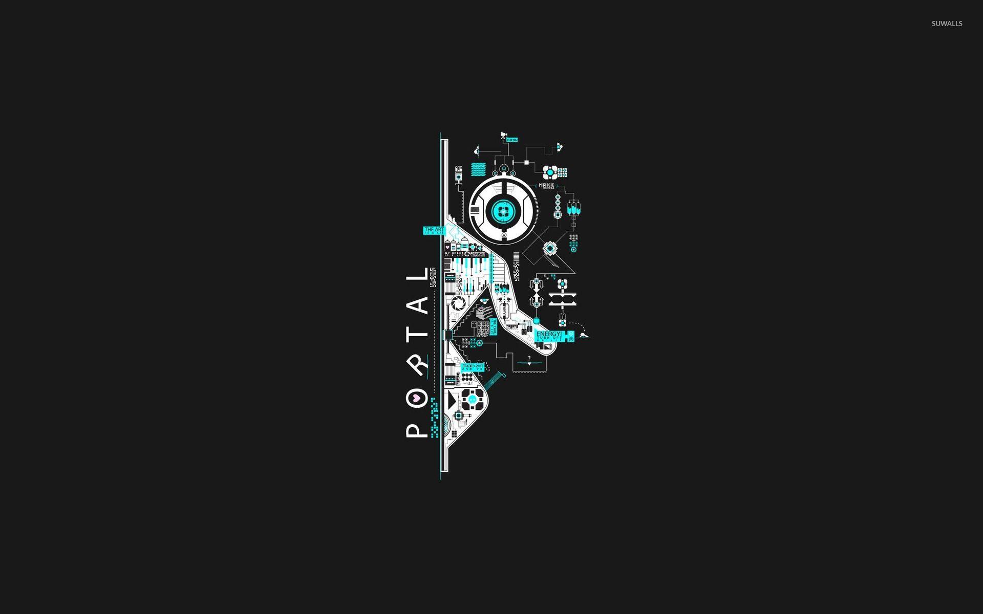 1920x1200 Portal Game Wallpaper