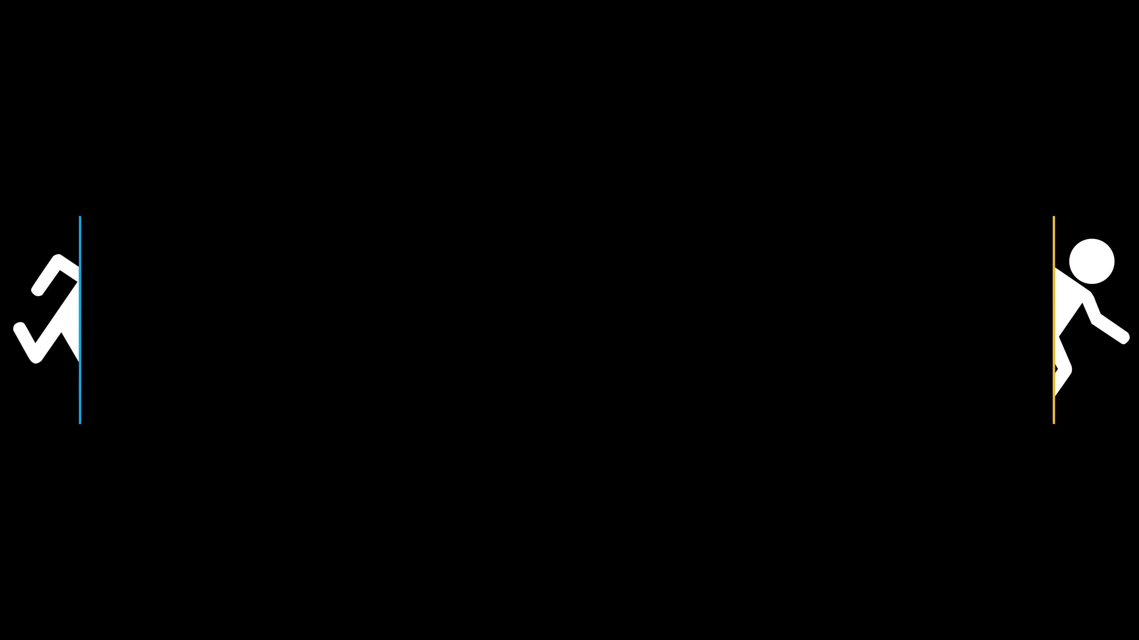 3840x2160 Portal game digital wallpaper video games Portal (game) black background K #wallpaper #hdwallpaper #. Digital wallpaper, Portal game, Black background wallpaper