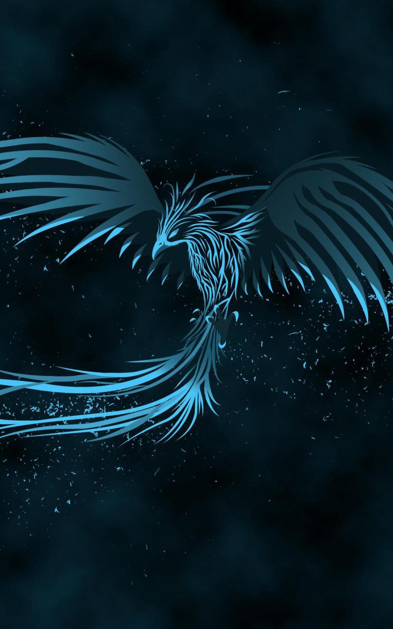 800x1280 Blue Phoenix Watermark 4k Nexus Samsung Galaxy Tab Note Android Tablets HD 4k Wallpaper, Image, Background, Photo and Picture