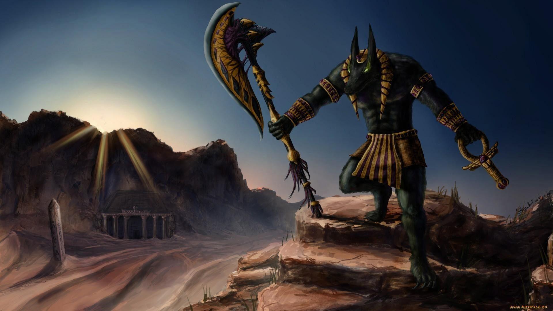 1920x1080 Egyptian Gods Wallpaper