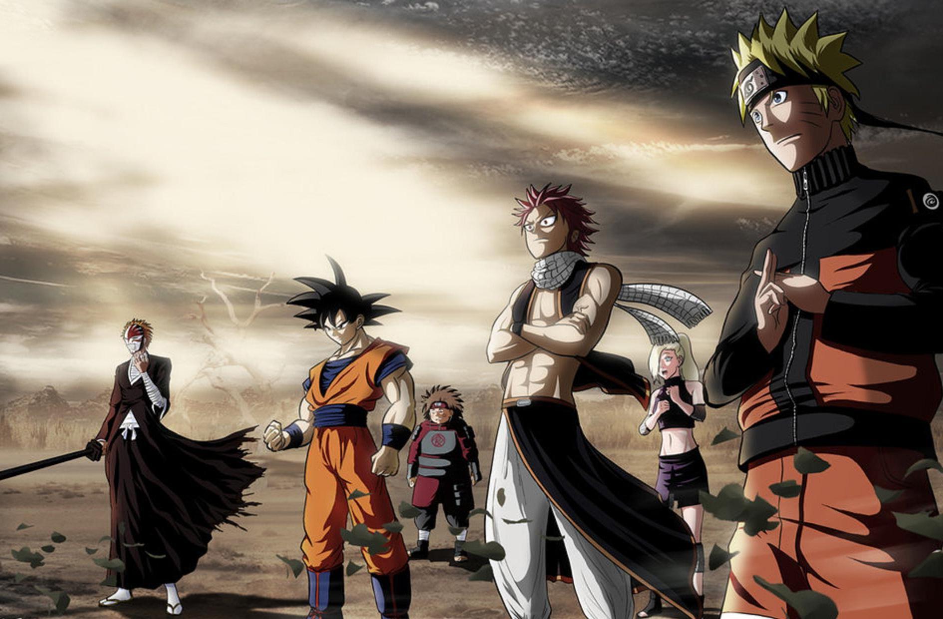 1890x1240 Naruto Goku Luffy Wallpaper