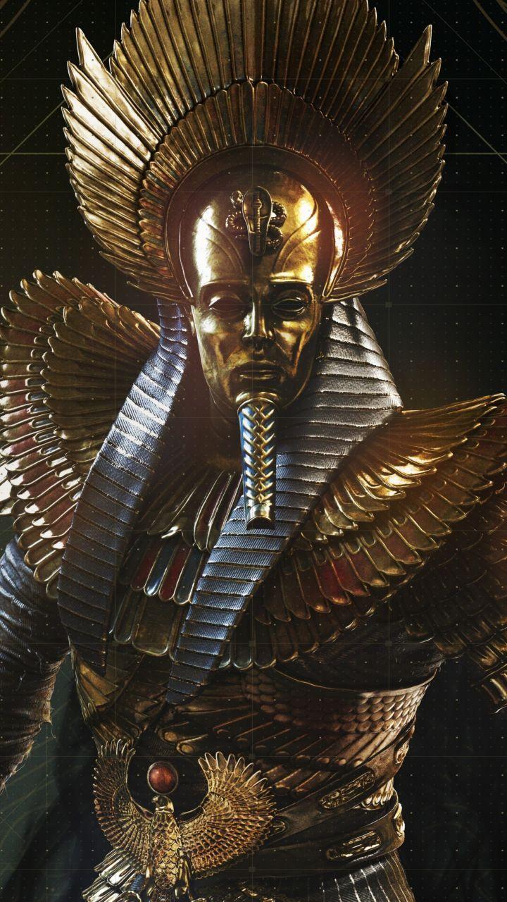 720x1280 Assassin's Creed: Origins, game, Rameses ii, 720x1280 wallpaper