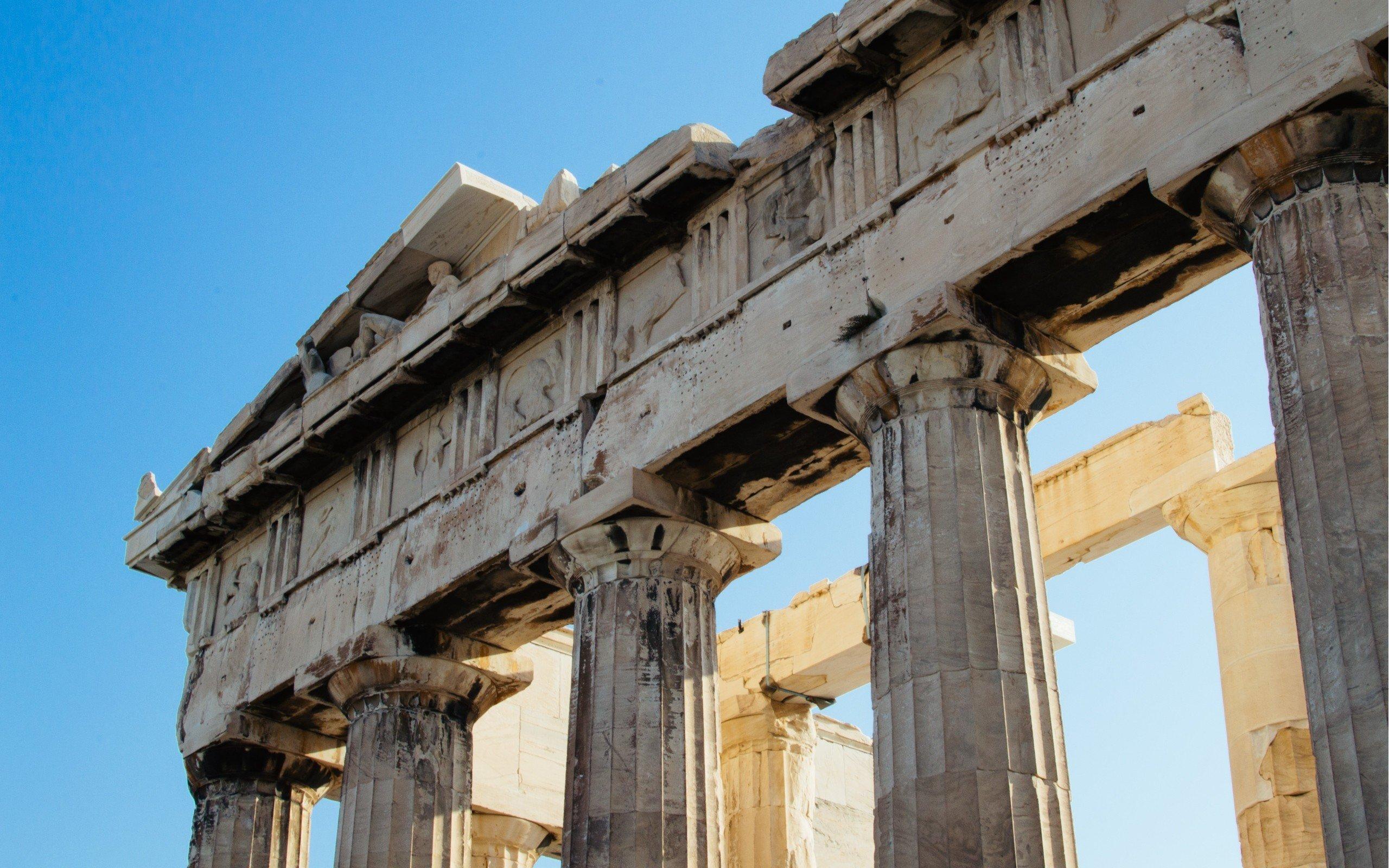 2560x1600 px Acropolis Ancient architecture Athens Columns Greece Pantheons High Quality Wallpaper, High Definition Wallpaper