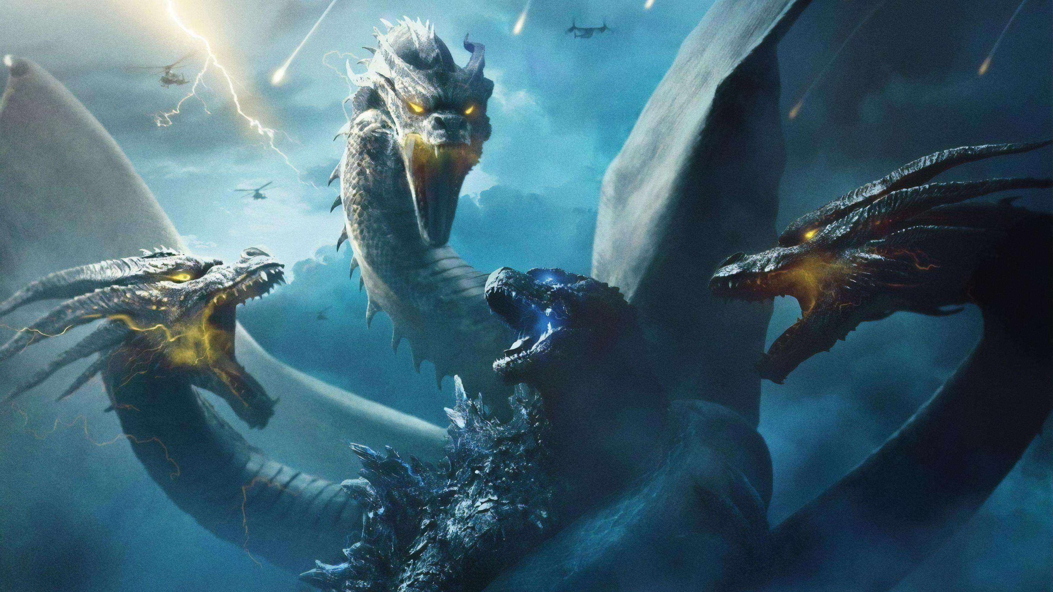 3552x1998 Godzilla: King of the Monsters HD Wallpaper and Background