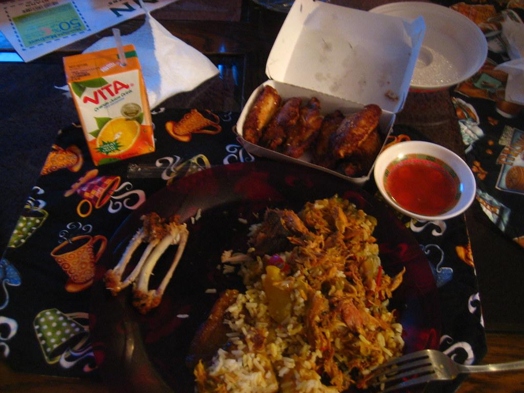 1024x768 chicken wings, leftover cuban food, oj. -waaan