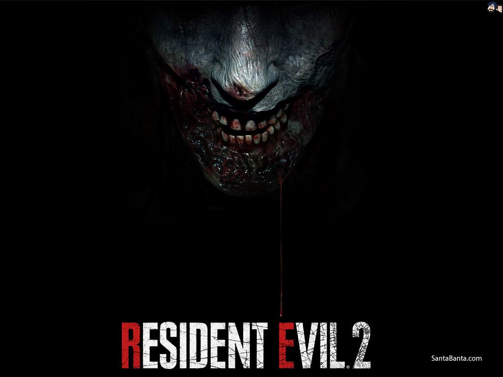 1024x768 A survival horror game! Resident Evil 2