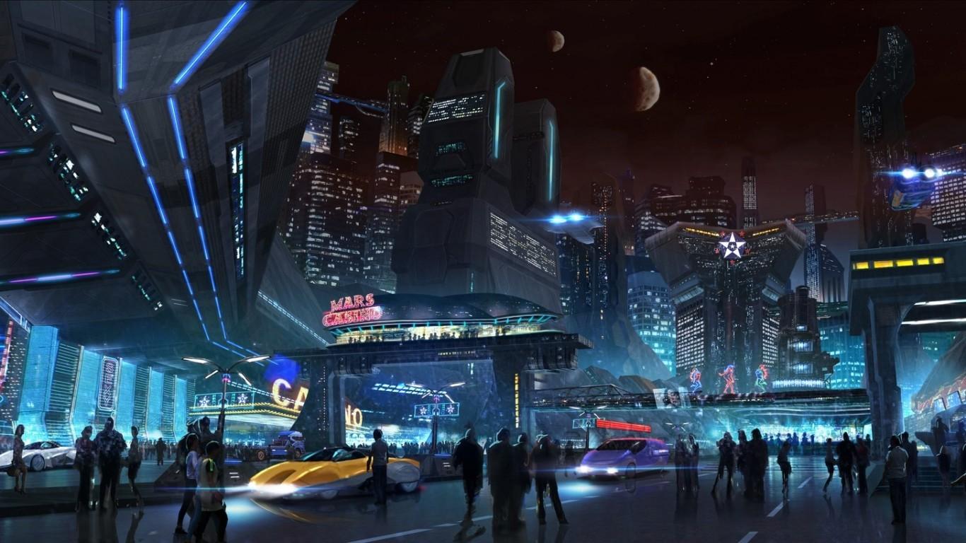 1366x768 Wallpaper Cyberpunk