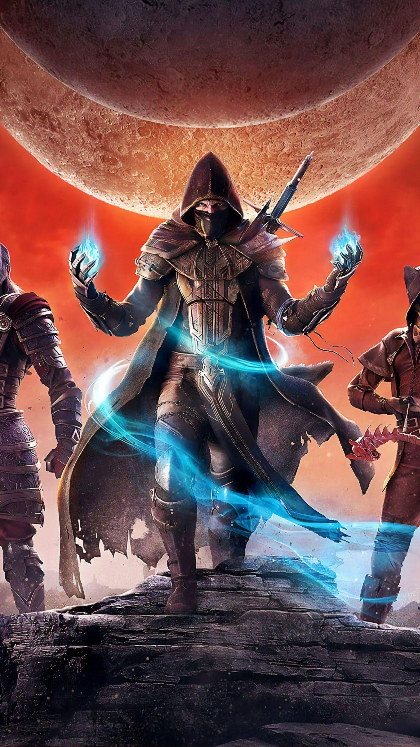 1440x2560 The Elder Scrolls Online, warriors, game wallpaper. Elder scrolls online, Elder scrolls, Elder scrolls art