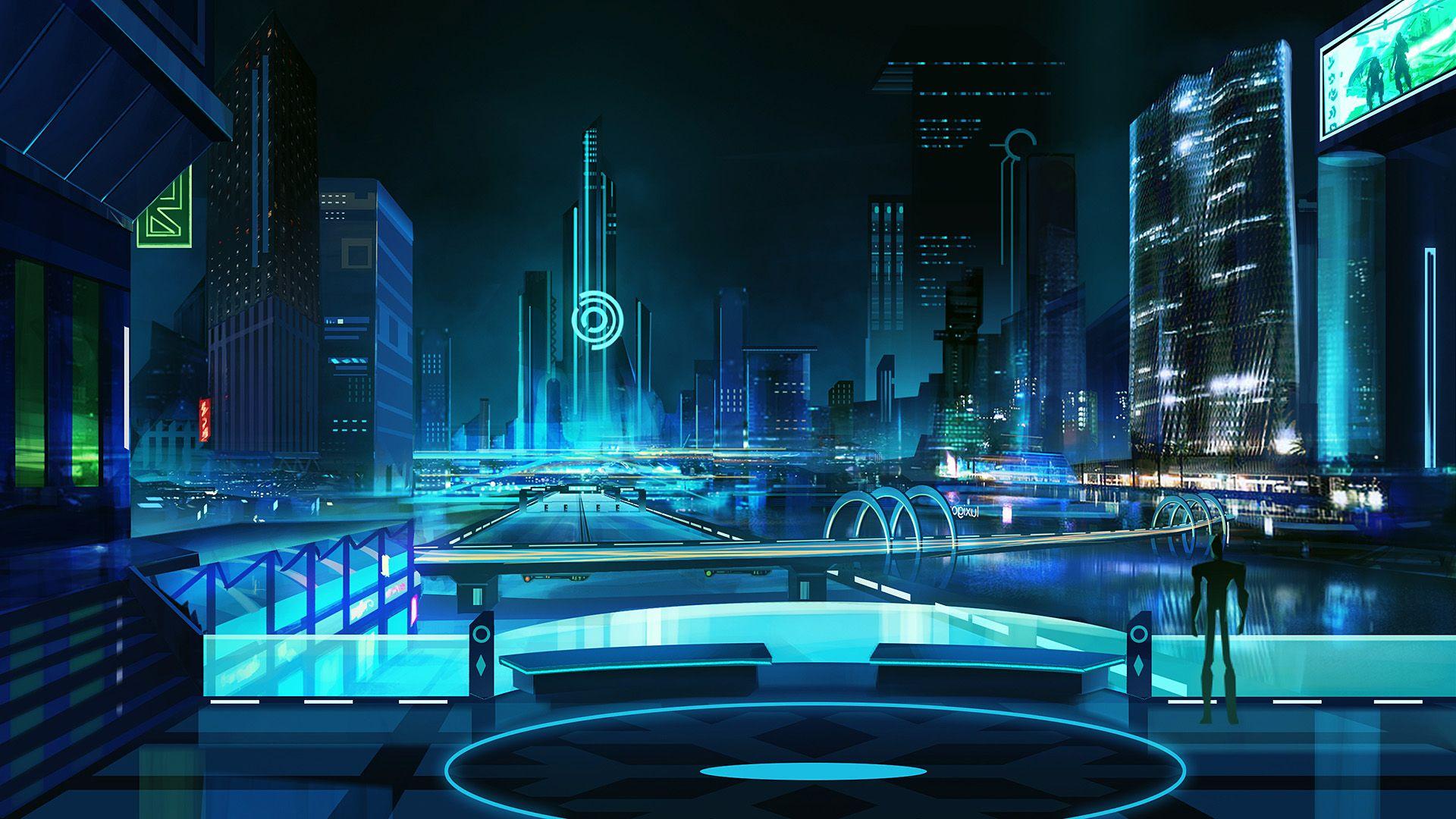 1920x1080 Cyberpunk City Wallpaper For Laptop Ultra 4K Wallpaper Loader