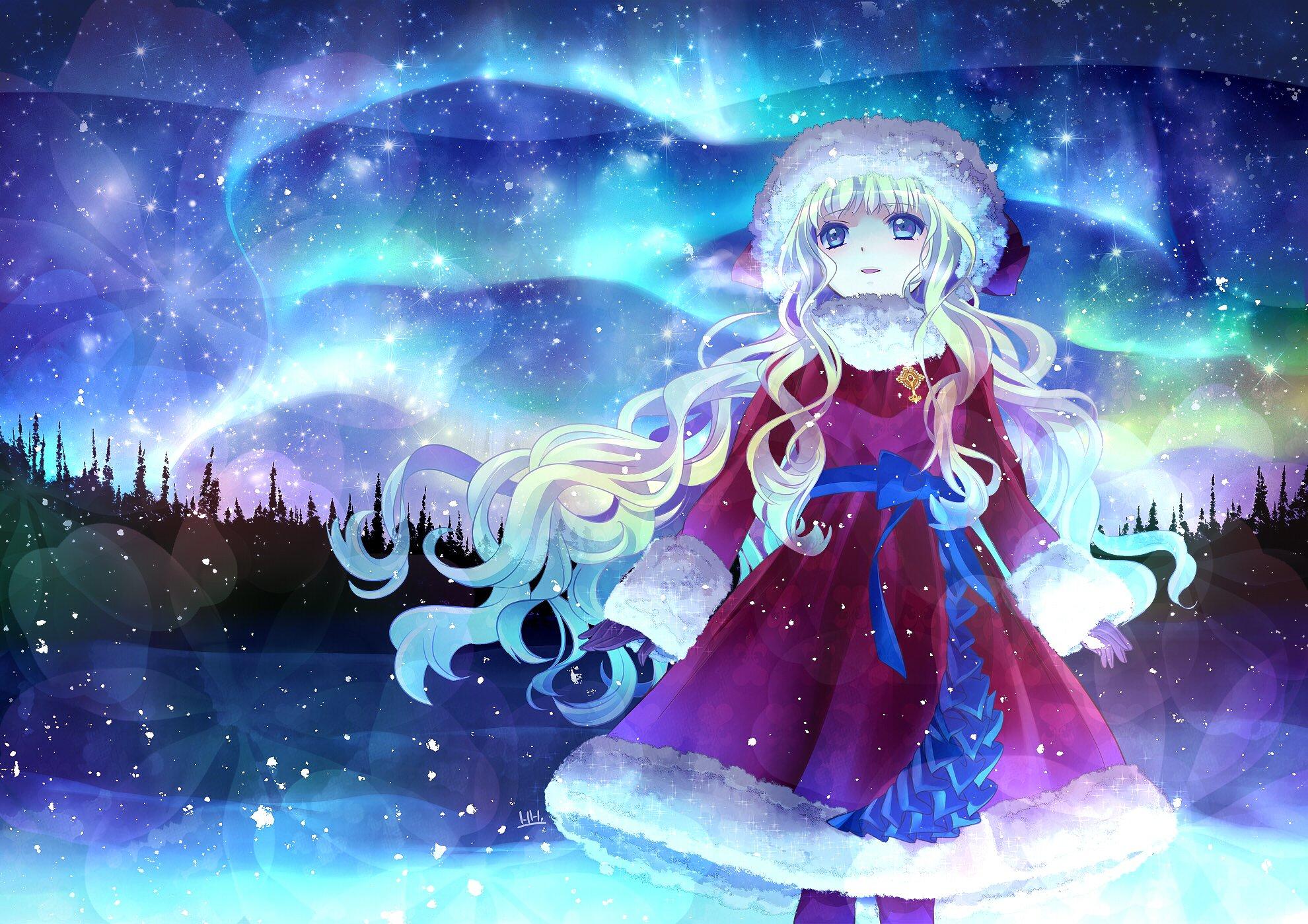 1980x1399 Anime Girls Hira Hirara original aurora