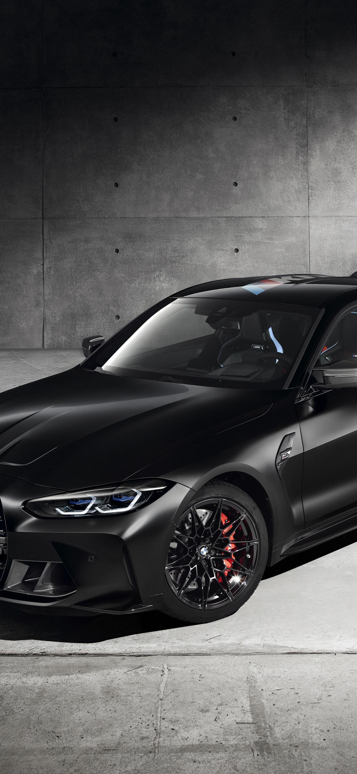 1242x2688 BMW M4 Competition Wallpaper 4K, Black Cars, 5K, Black Dark