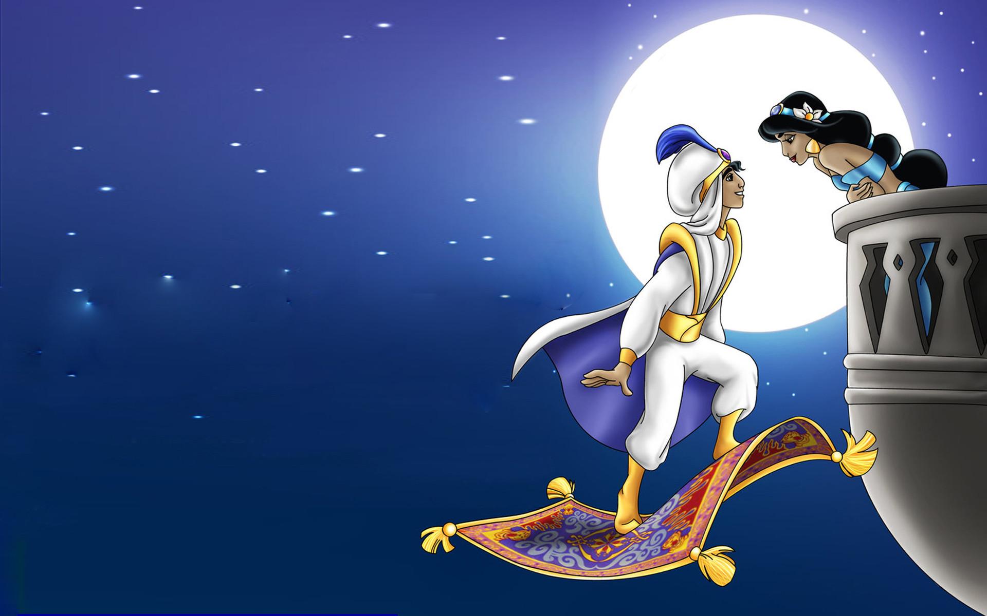 1920x1200 aladdin wallpaper, sky, animated cartoon, cartoon, mythology, fictional character