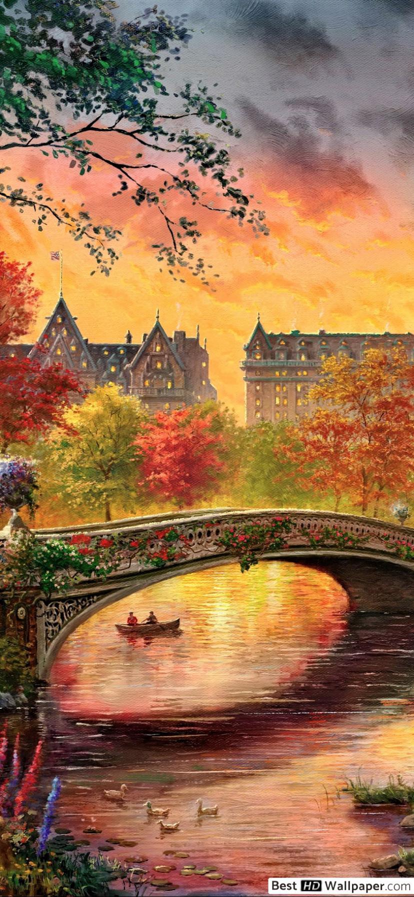 828x1792 iPhone 12 Autumn Wallpaper