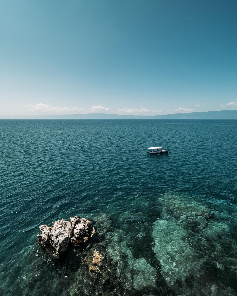 1000x1250 white boat on sea under blue sky during daytime photo