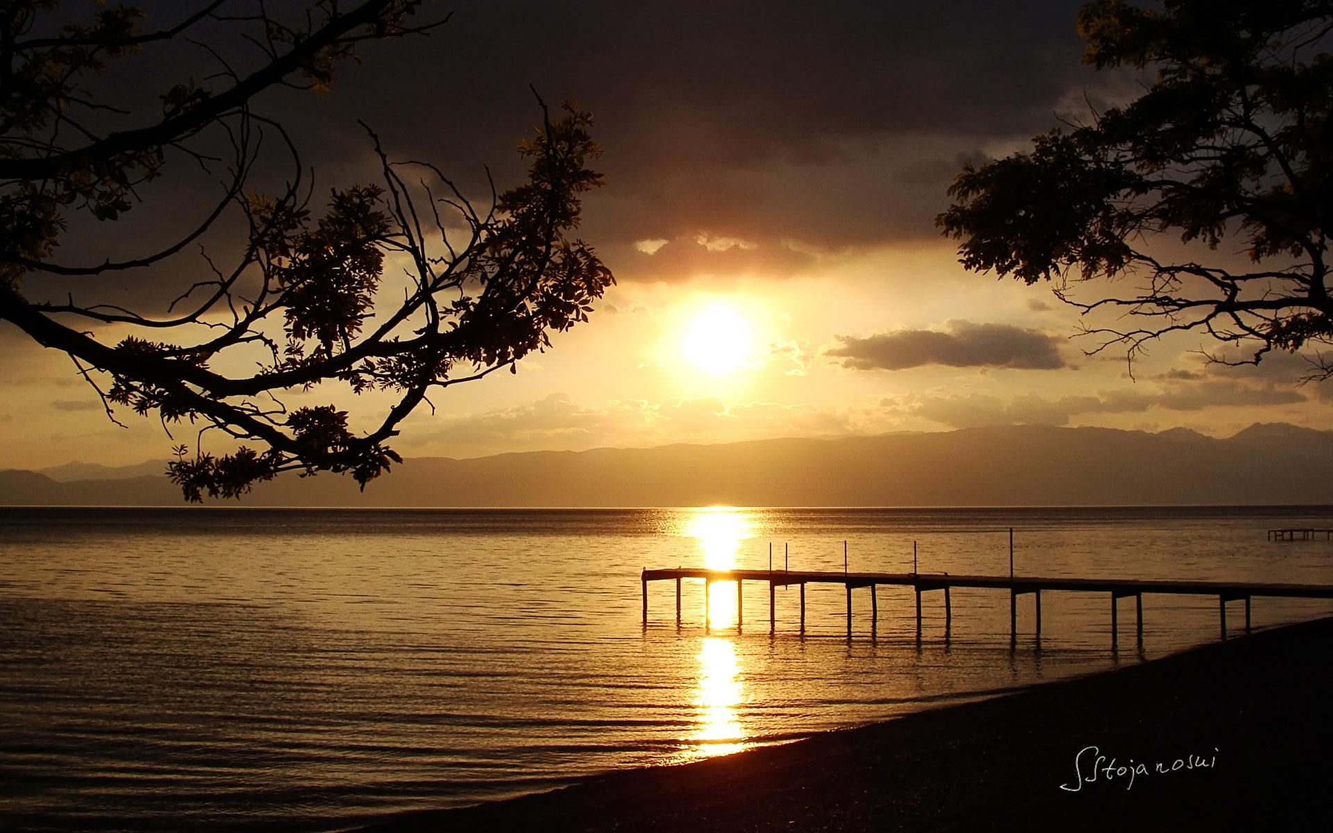 1920x1200 After sunset, Lake Ohrid, Windows 8 theme HD wallpaper Wallpaper Download sunset, Lake Ohrid, Windows 8 theme HD wallpaper Wallpaper Wallpaper Site