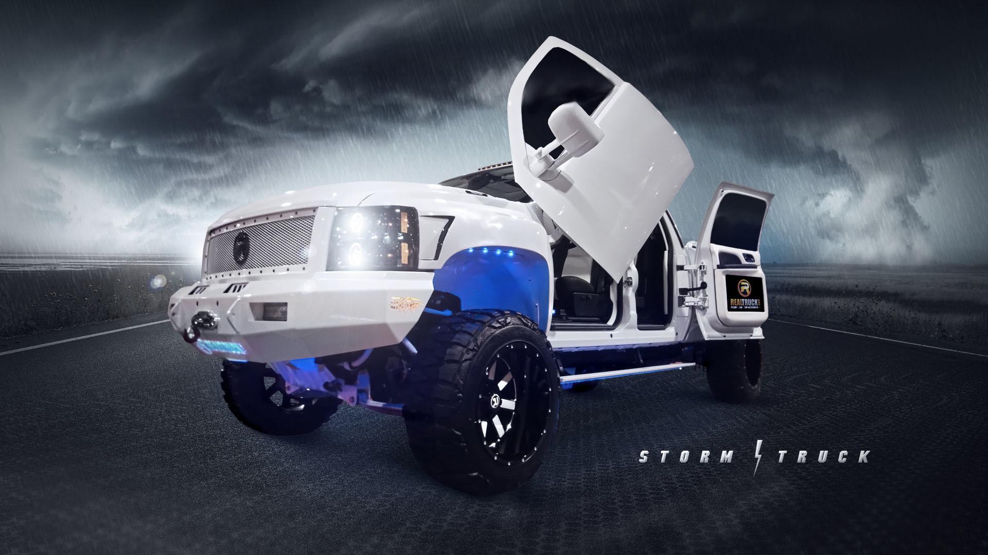 1920x1080 Lifted Truck Wallpaper HD