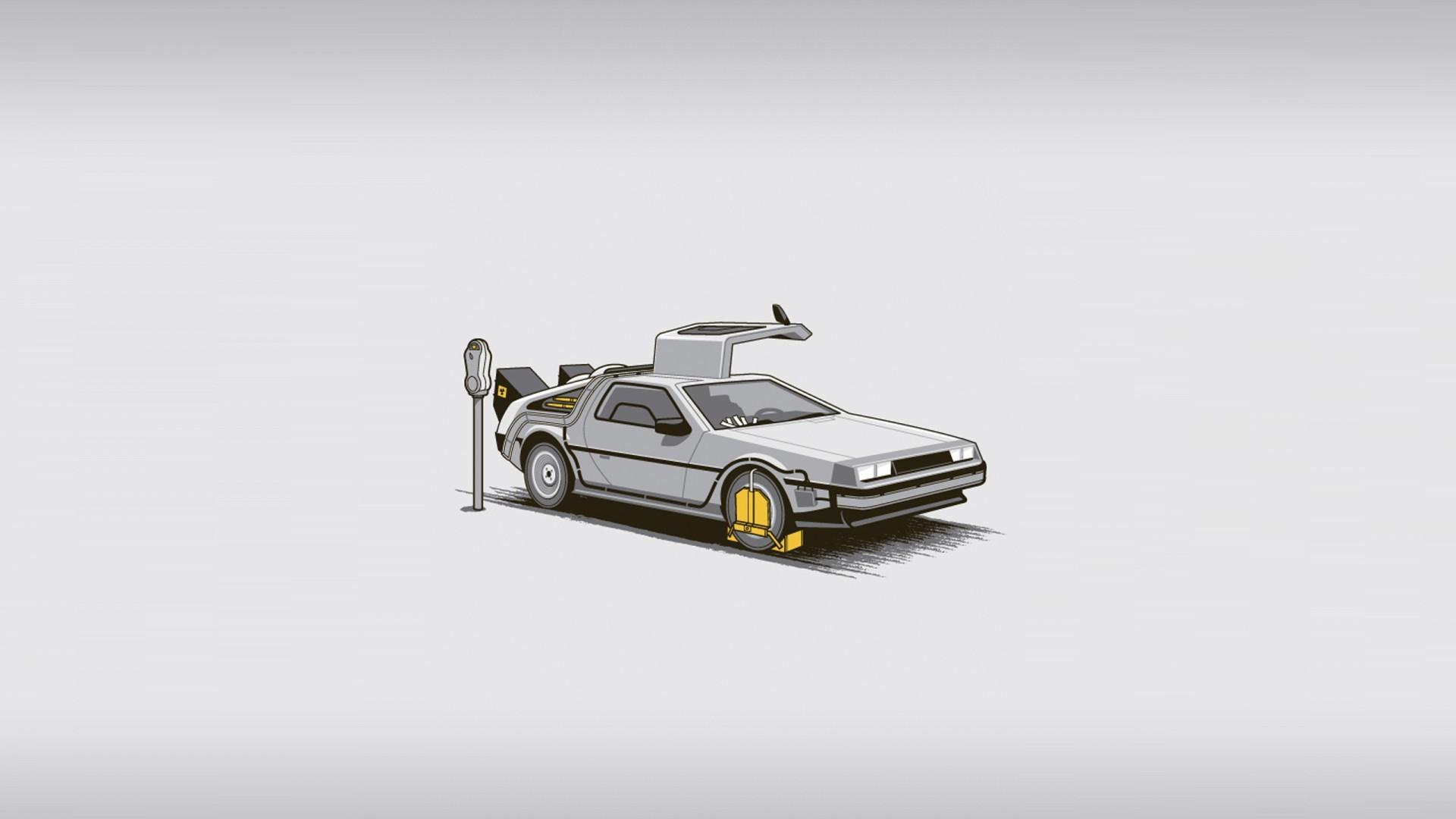 1920x1080 Back To Future Background Delorean HD Wallpaper