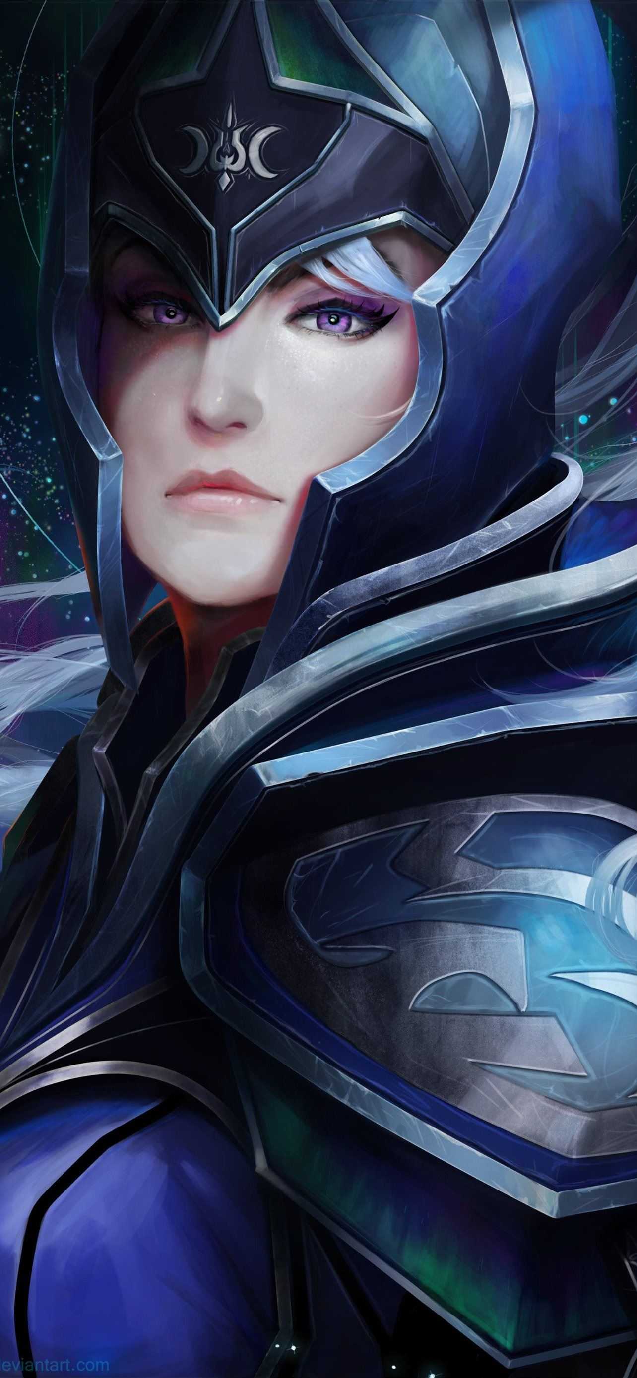 1284x2778 Luna Dota 2 Wallpaper