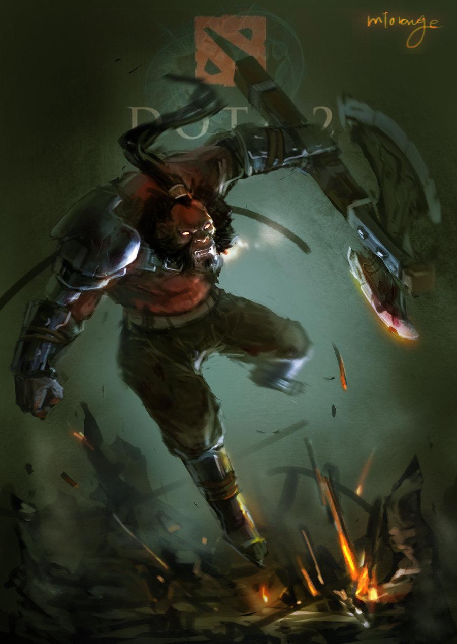900x1269 Dota 2 Wallpaper: Dota2 Fan Art Axe (by Mtorange)