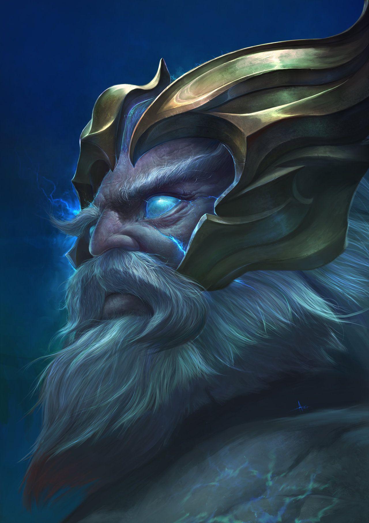1280x1811 ZEUS !!! ARCANA !!!!!! DOTA 2. Art, Dota Colossal art