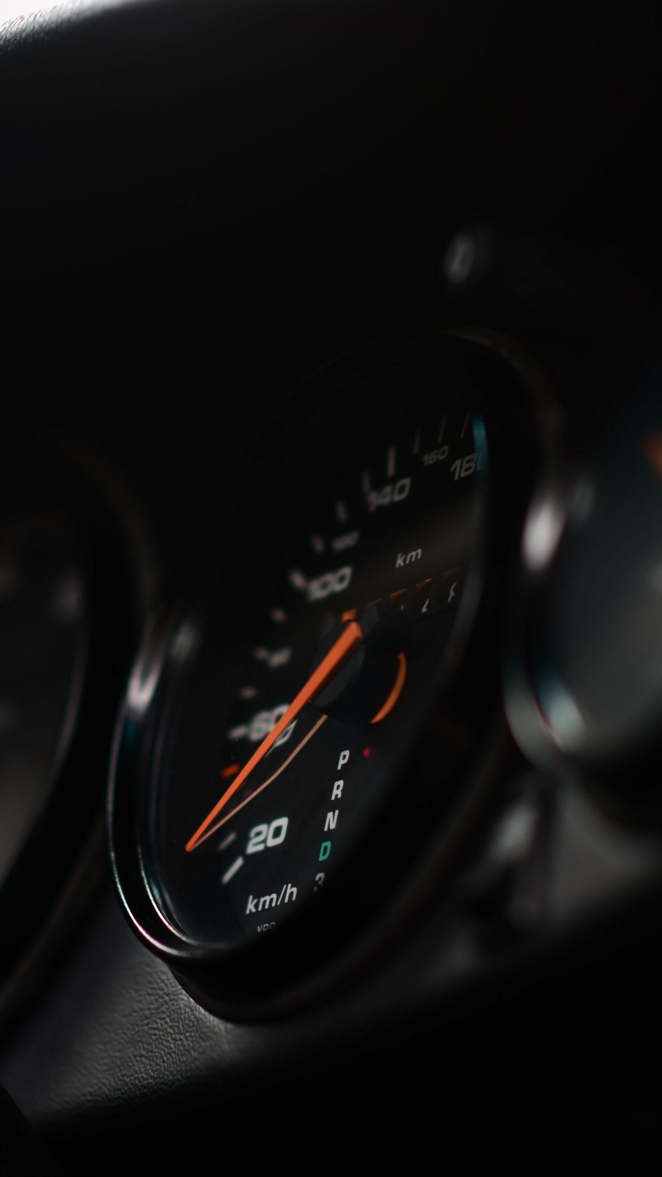 1350x2400 Download wallpaper 1350x2400 speedometer, control panel, black, salon, car iphone 8+/7+/6s+/for parallax HD background
