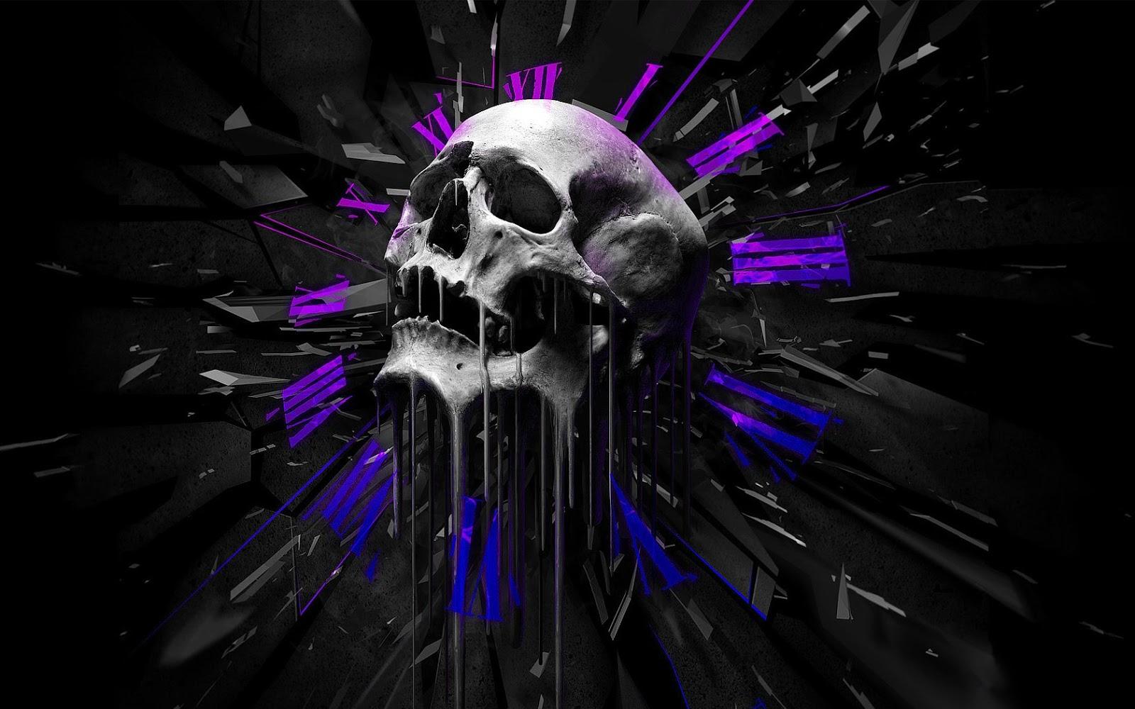 1600x1000 Skull Wallpaper Free Download