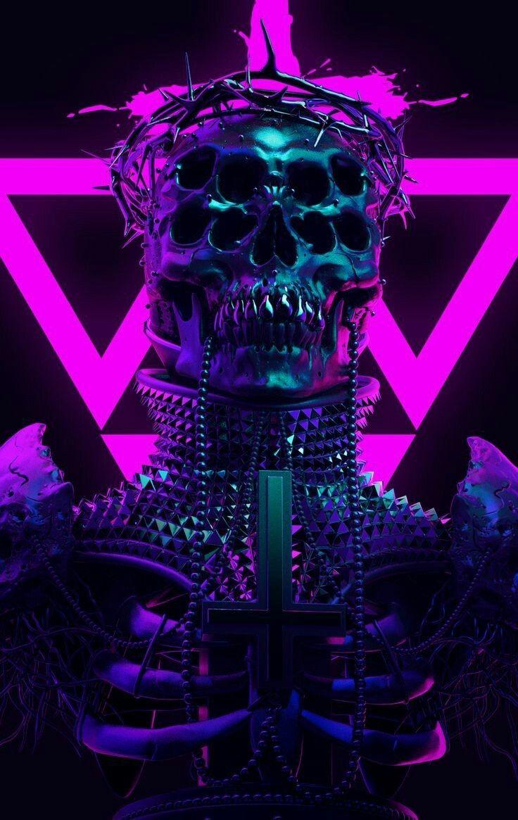 736x1165 Aesthetic Cyberpunk Wallpaper
