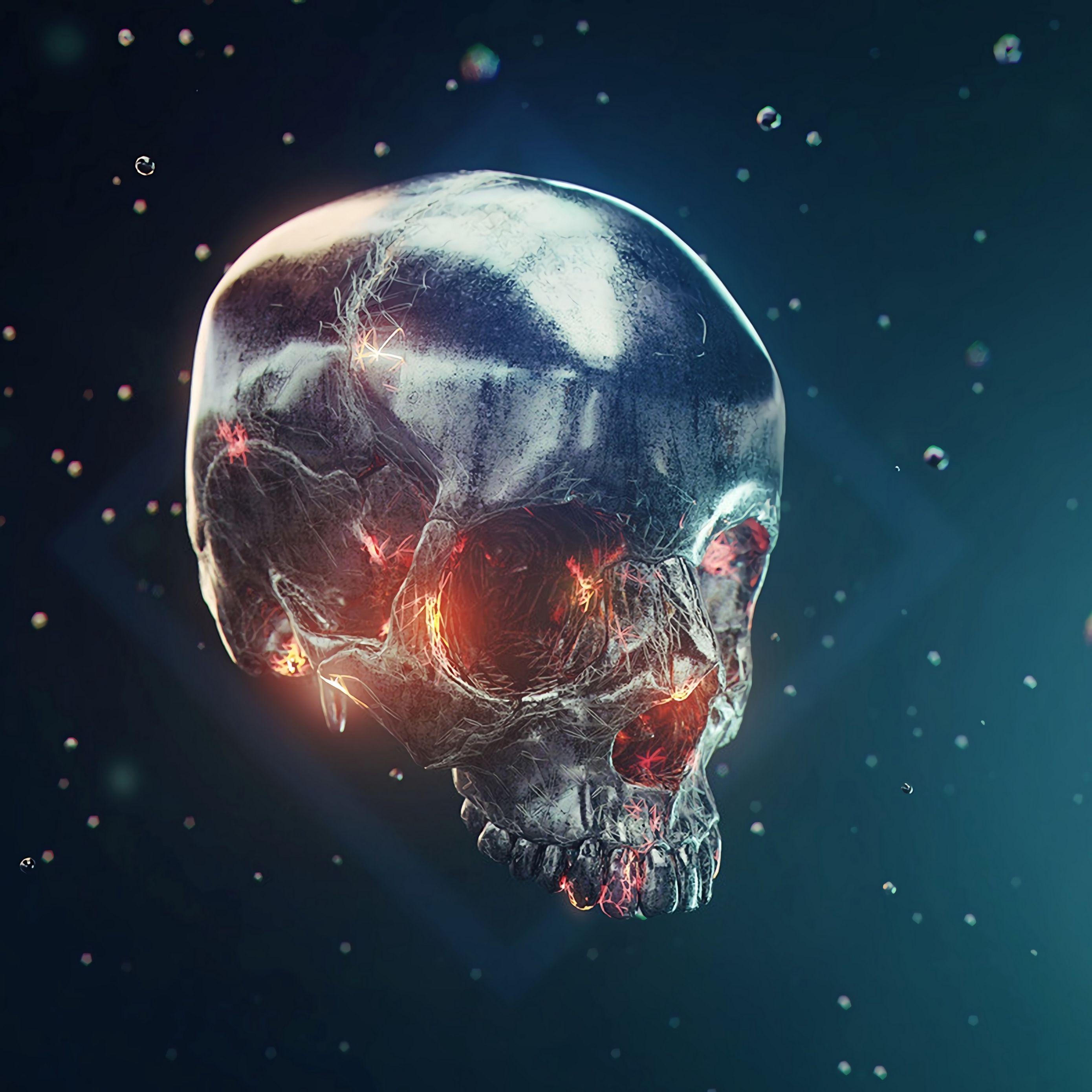 2780x2780 Download wallpaper 2780x2780 skull, form, cyberpunk, futurism ipad air, ipad air ipad ipad ipad mini ipad mini ipad mini ipad pro 9.7 for parallax HD background