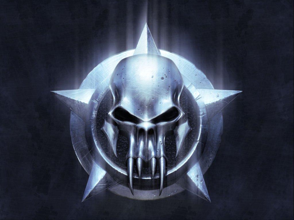 1024x768 Cool Skulls Wallpaper
