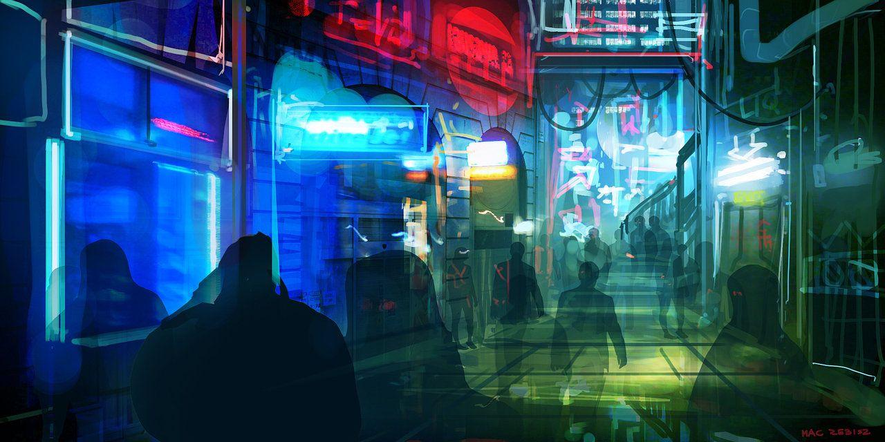 1280x640 Neon Street (by Mac Rebisz)