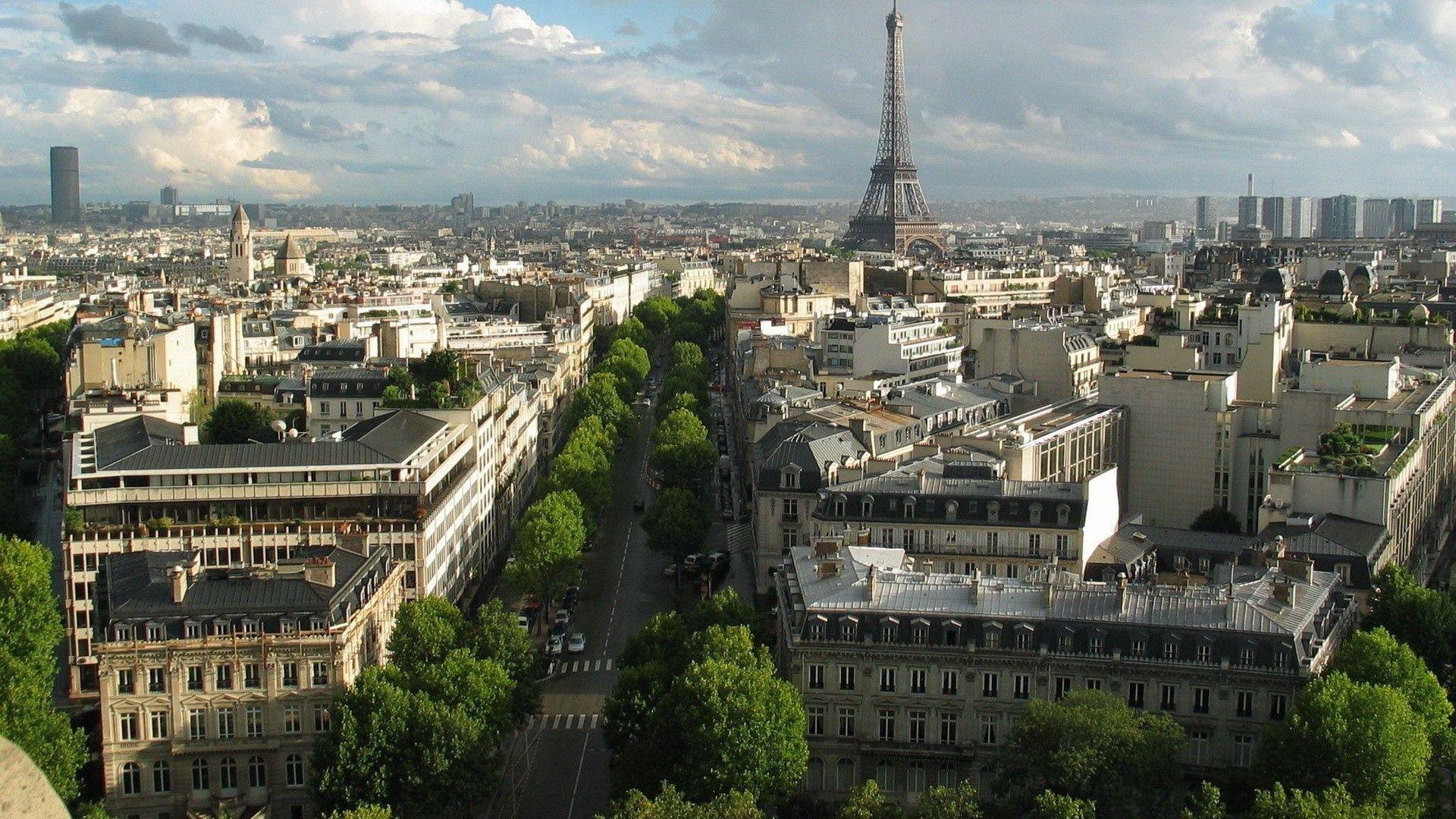 1920x1080 Download wallpaper 1920x1080 eiffel tower, paris, france, landscape