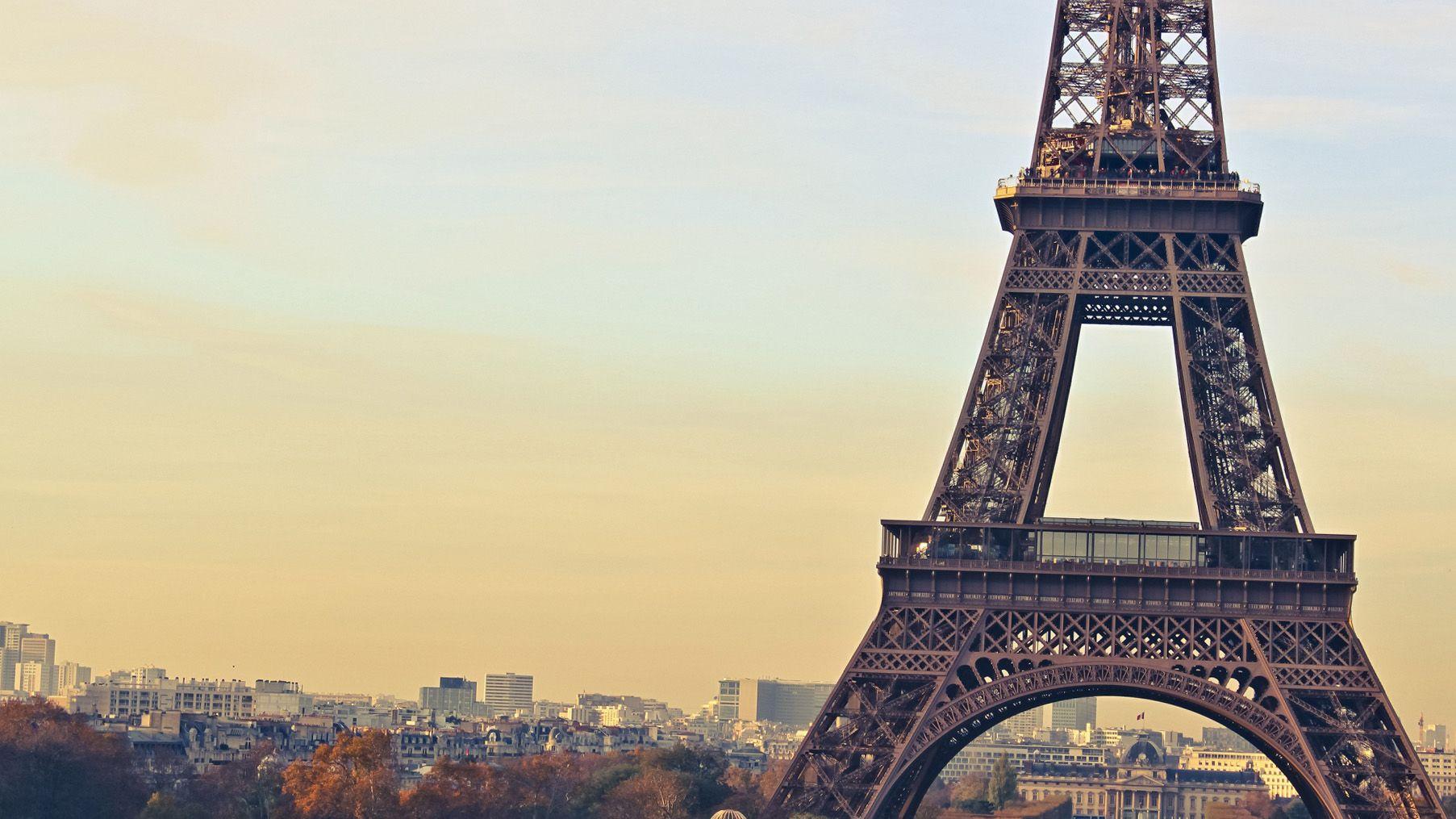 1805x1015 Paris, France, Eiffel, Close Color