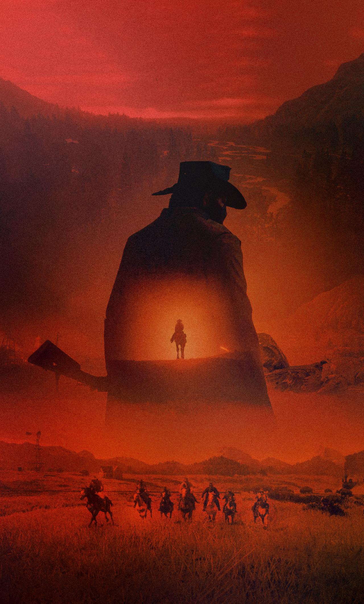 1280x2120 Red Dead Redemption 2 Poster Key Art 2018 iPhone HD 4k Wallpaper, Image, Background, Photo and Picture