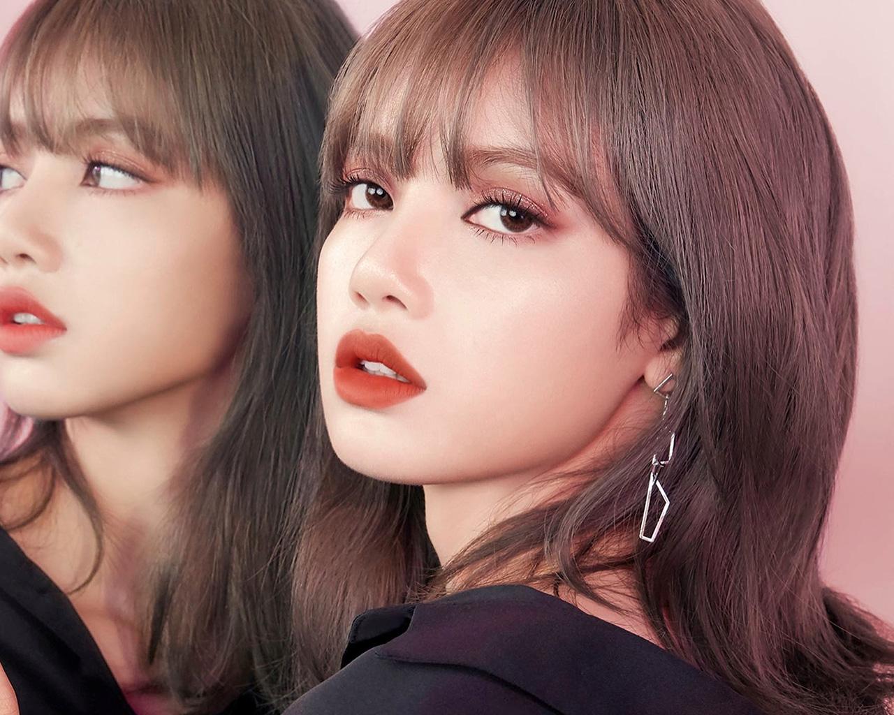 1280x1024 wallpaper for desktop, laptop. girl kpop lisa blackpink