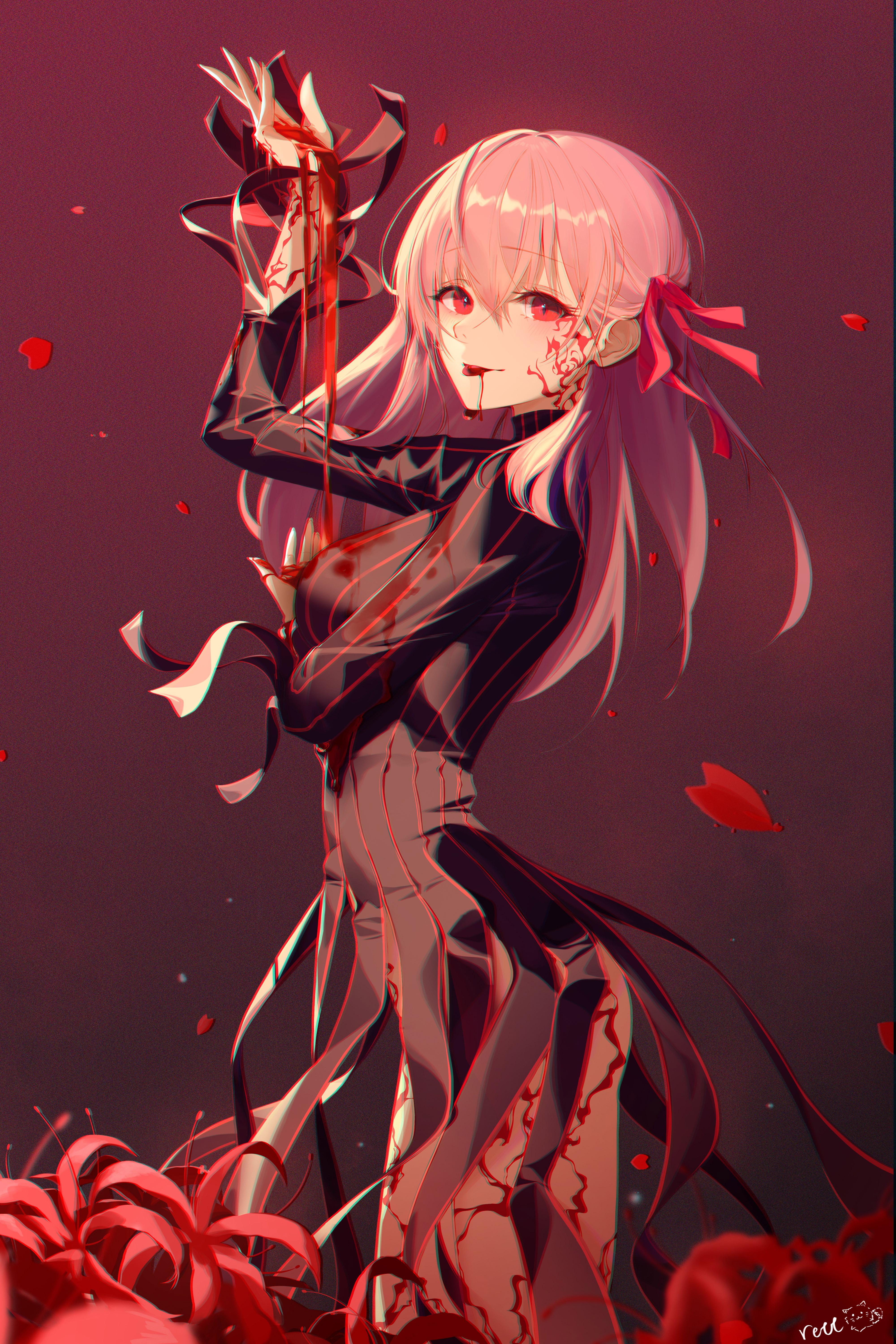 4000x6000 Dark Sakura, Mobile Wallpaper Anime Image Board