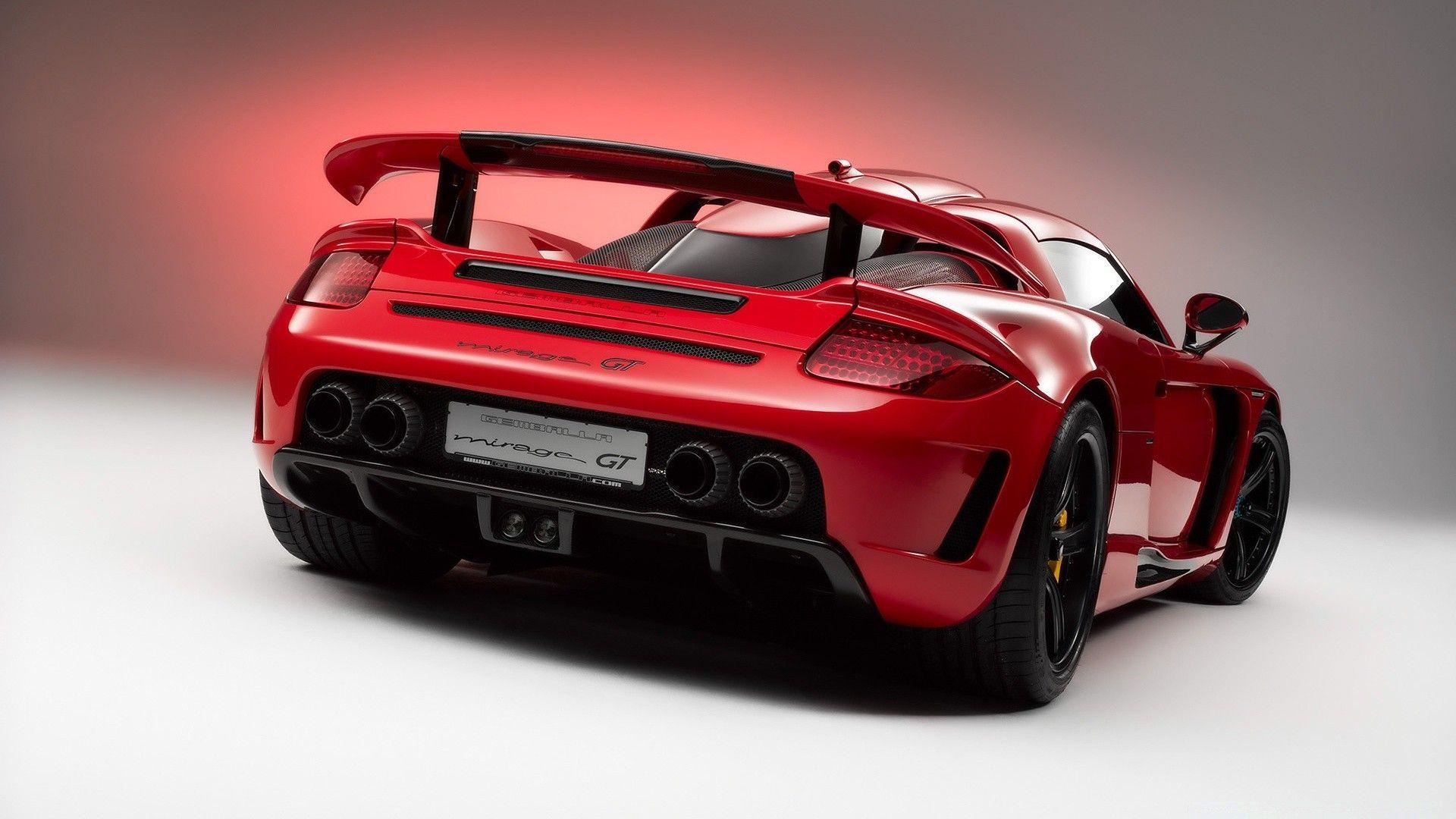 1920x1080 Red Porsche Carrera GT. Android wallpaper for free
