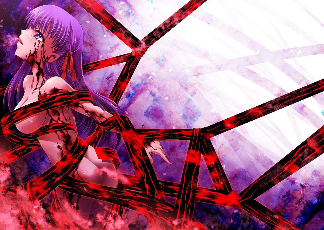 1280x908 Dark Sakura Wallpaper