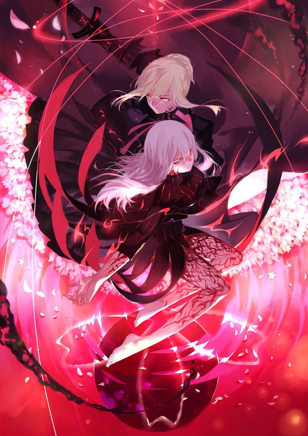 1000x1414 Dark Sakura Wallpaper