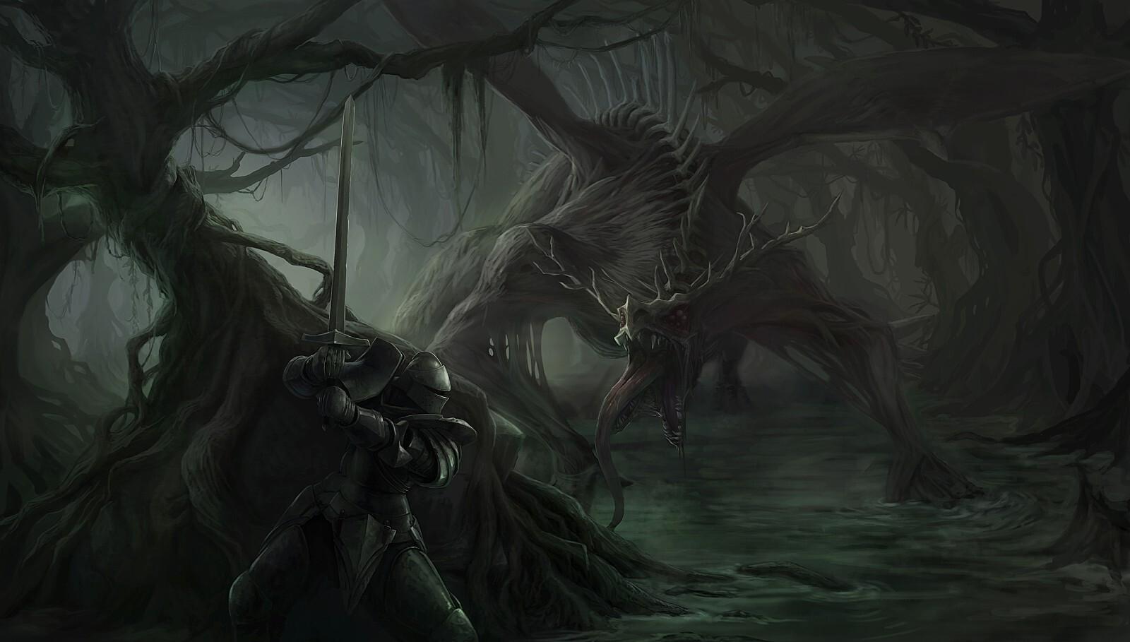 1600x909 Zombie Dragon, jo aram