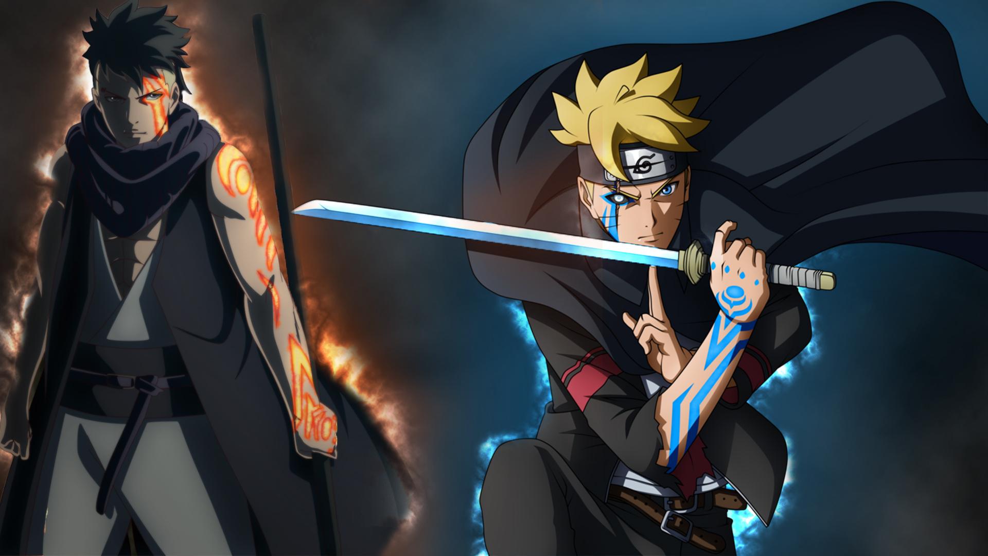 1920x1080 KAWAKI AND BORUTO HD Wallpaper