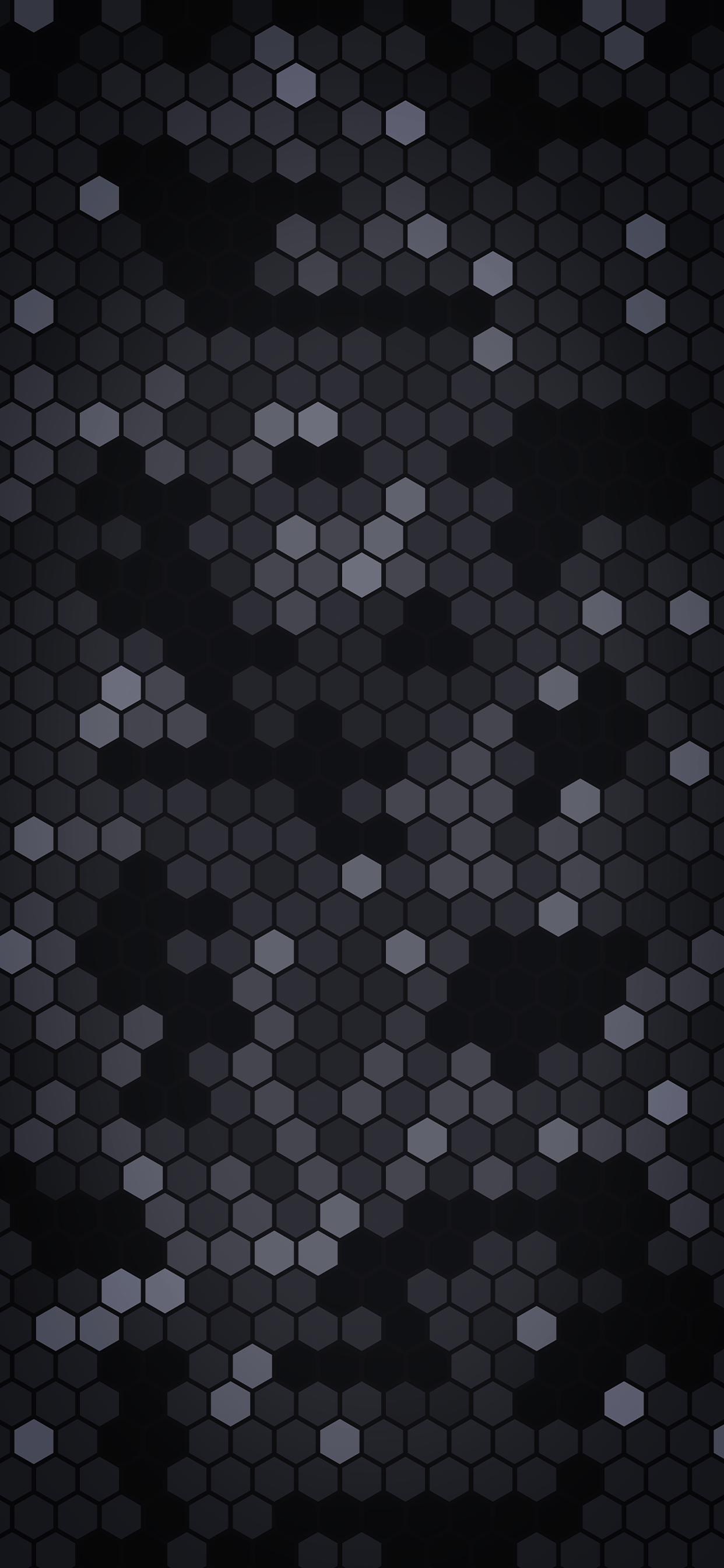 1242x2688 Patterned Black Wallpaper