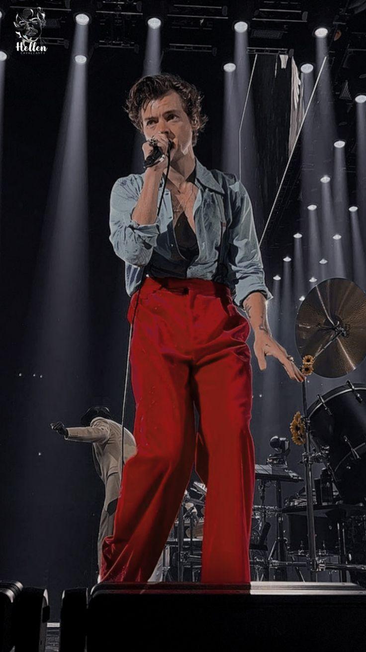 736x1310 Harry Styles On Tour.. Wallpaper