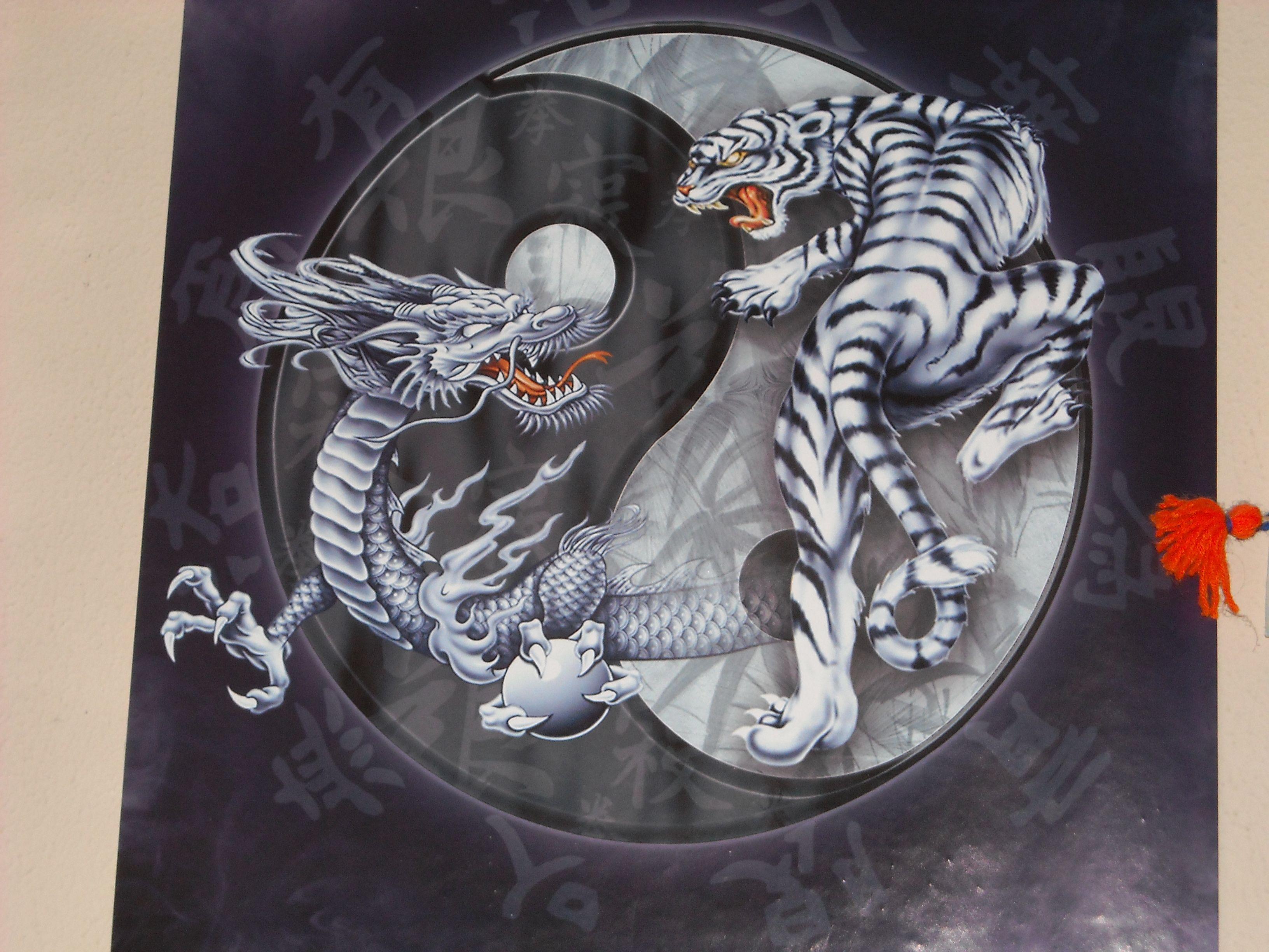 3264x2448 Yin Yang Dragon Wallpaper 36957